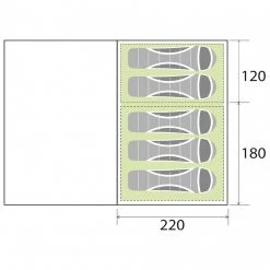 Brunner - Arqus Outdoor 5 - Tente de groupe -Mobilier de camping Soldes brunner arqus outdoor 5 tente de groupe detail 5