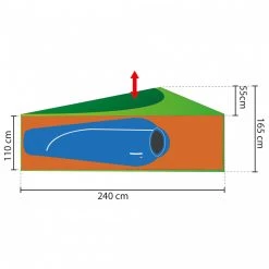 Rejka - Arvid - Tente 1 place 6 Rejka - Arvid - Tente 1 place -Mobilier de camping Soldes rejka arvid tente 1 place detail 3