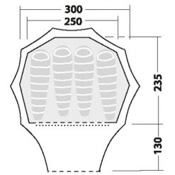 Robens - Fairbanks - Tente 4 places -Mobilier de camping Soldes robens fairbanks tente 4 places detail 3