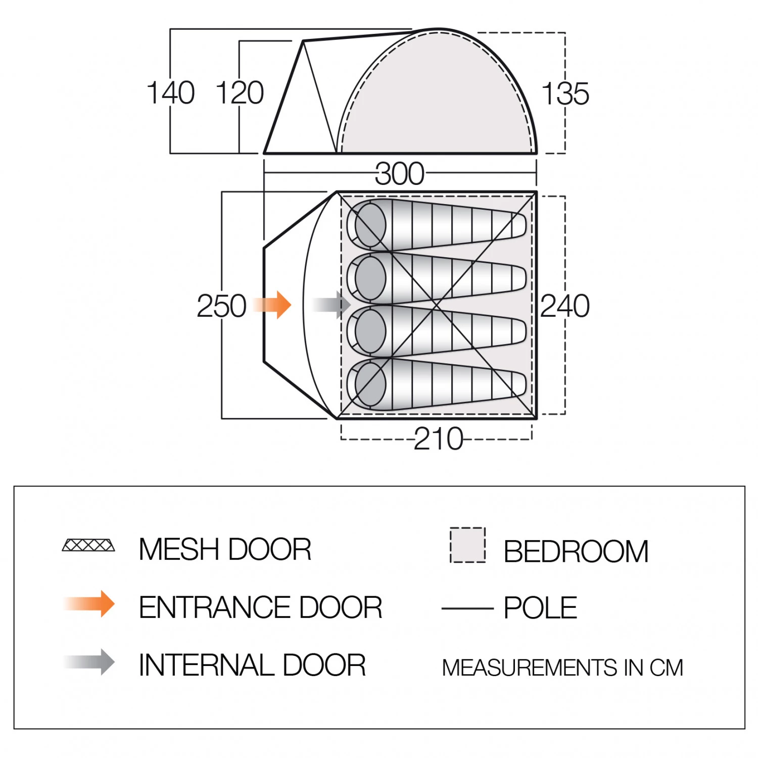 Vango - Tay 400 - Tente 4 places 2 Vango - Tay 400 - Tente 4 places – Image 2