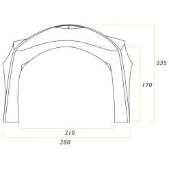 Zempire - Aerobase 2 + 1 Wall - Rallonge pour tente -Mobilier de camping Soldes zempire aerobase 2 1 wall rallonge pour tente detail 6