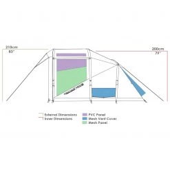 Zempire - Evo TS - Tente 4 places -Mobilier de camping Soldes zempire evo ts tente 4 places detail 5
