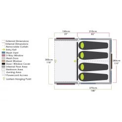 Zempire - Evo TS - Tente 4 places -Mobilier de camping Soldes zempire evo ts tente 4 places detail 6